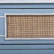 Chest of drawers Alexandra House Living Blue Rattan Fir wood MDF Wood 38 x 80 x 90 cm