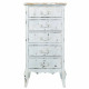 Cajonera Alexandra House Living Blanco Madera de abeto Madera MDF 40 x 98 x 50 cm