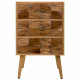 Cajonera Alexandra House Living Natural Madera de Paulonia 75 x 38 x 45 cm