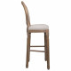 Taburete Alexandra House Living Crema Goma Madera 46 x 116 x 52 cm