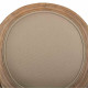 Taburete Alexandra House Living Marrón Lona Madera de caucho 42 x 121 x 48 cm