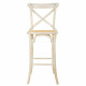 Stool Alexandra House Living White Rattan 53 x 116 x 45 cm