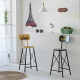 Stool Alexandra House Living Yellow Iron 40 x 100 x 46 cm