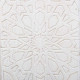 Taburete Alexandra House Living Blanco Madera de mango 46 x 41 x 46 cm