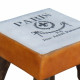 Taburete Alexandra House Living Madera de mango 44 x 45 x 44 cm