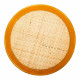Stool Alexandra House Living Brown Wood Rattan 40 x 45 x 40 cm