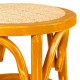 Stool Alexandra House Living Brown Wood Rattan 40 x 45 x 40 cm