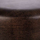 Taburete Alexandra House Living Marrón Poliuretano Madera MDF 40 x 29 x 40 cm