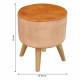 Stool Alexandra House Living Mango wood 38 x 42 x 38 cm