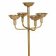 Candle Holder Alexandra House Living Gold Metal 37 x 149 x 37 cm