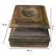 Candle Holder Alexandra House Living Recycled Wood 28 x 22 x 28 cm