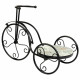 Soporte para Maceta Alexandra House Living Negro Hierro Azulejo Bicicleta 23 x 36 x 53 cm