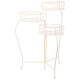 Soporte para Maceta Alexandra House Living Blanco Metal Hierro 34 x 76 x 40 cm