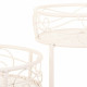 Soporte para Maceta Alexandra House Living Blanco Metal Hierro 34 x 76 x 40 cm