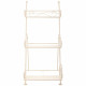 Flower Pot Stand Alexandra House Living White Metal Iron 25 x 32 x 55 cm