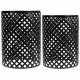 Soporte para Maceta Alexandra House Living Negro Hierro Azulejo 38 x 50 x 38 cm 2 Piezas