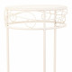 Flower Pot Stand Alexandra House Living White Metal Iron 28 x 120 x 58 cm
