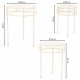 Soporte para Maceta Alexandra House Living Blanco Metal Hierro 30 x 120 x 30 cm