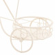 Soporte para Maceta Alexandra House Living Blanco Metal Hierro Bicicleta 28 x 28 x 28 cm