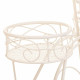 Soporte para Maceta Alexandra House Living Blanco Metal Hierro Bicicleta 28 x 28 x 28 cm