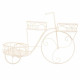 Soporte para Maceta Alexandra House Living Blanco Metal Hierro Bicicleta 28 x 28 x 28 cm