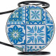 Flower Pot Stand Alexandra House Living Black Iron Tile Bicycle 26 x 43 x 67 cm