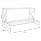 Soporte para Maceta Alexandra House Living Blanco Hierro 44 x 44 x 80 cm