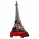 Placa de Pared Alexandra House Living Hierro Torre Eiffel 80 x 1 x 43 cm