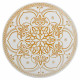 Decoración de Pared Alexandra House Living Blanco Madera de abeto Madera MDF 2 x 60 x 60 cm