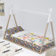 Quilt Cover without Filling HappyFriday Moshi Moshi Woodland Multicolour 105 x 200 cm