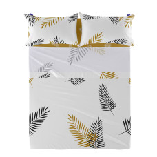Top sheet HappyFriday Blanc Foliage Multicolour 160 x 270 cm