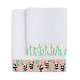 Towel set HappyFriday Moshi Moshi Panda Garden Pink 2 Pieces