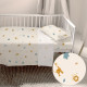 Bedding set HappyFriday  HF Mini Animals Multicolour Baby Crib 2 Pieces