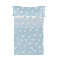 Bedding set HappyFriday Basic Kids Clouds Blue Single 2 Pieces