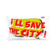 Funda de cojín HappyFriday Mr Fox Bat Multicolor 50 x 30 cm