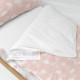 Quilt Cover without Filling HappyFriday Basic Kids Clouds Pink 90 x 200 cm