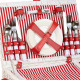 Cesta de Picnic Alexandra House Living Blanco Mimbre