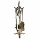 Utensilios para Chimenea Alexandra House Living Latón Hierro 19 x 61 x 19 cm