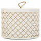 Jewelry box Alexandra House Living White Polyresin 17 x 13 x 17 cm