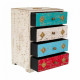 Caja-Joyero Alexandra House Living Latón Madera de mango Madera MDF 15 x 28 x 20 cm