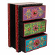Jewelry box Alexandra House Living Paint MDF Wood 11 x 28 x 19 cm 3 drawers