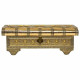 Jewelry box Alexandra House Living Golden Aluminium MDF Wood 14 x 12 x 32 cm