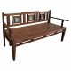 Bench Alexandra House Living Brown Recycled Wood 58 x 95 x 183 cm