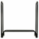 Soporte para Leña Alexandra House Living Negro Hierro 34 x 124 x 124 cm