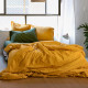 Funda Nórdica HappyFriday BASIC Mostaza Cama de 80 140 x 200 cm 28 x 4 x 38 cm