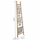 Photo frame Alexandra House Living Natural Fir wood 2 x 180 x 46 cm Staircase