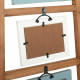 Photo frame Alexandra House Living Natural Fir wood 2 x 180 x 46 cm Staircase