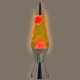Lava Lamp Alexandra House Living Yellow Pink Metal 9 x 37 x 9 cm