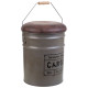 Cubo Alexandra House Living Marrón Cáñamo Metal Madera de abeto 35 x 31 x 40 cm Con Tapa Con asa