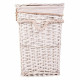 Juego de Cestos Alexandra House Living Blanco Mimbre Madera de sauce 41 x 63 x 55 cm 30 x 22 x 24 cm 3 Piezas